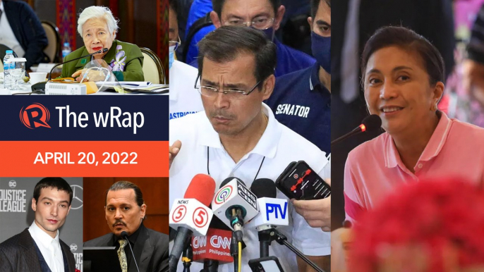 Moreno ramps up attacks vs Robredo | Evening wRap