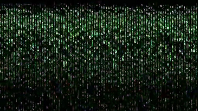 32.Matrix Raining Code Effect - Motion Graphics Background - Free Stock Footage 4K