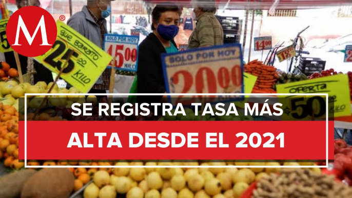 Inflación sigue subiendo; registró tasa anual de 7.72% en primera quincena de abril