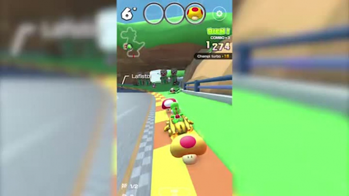 Mario Kart Tour : raccourci Circuit Yoshi (1)