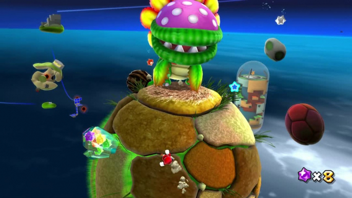 Super Mario Galaxy - Des planètes, des œufs et Dino Piranha