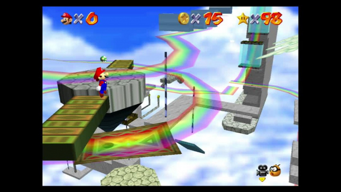 Super Mario 64 – Course arc-en-ciel : étoile n°1 "Croisière sur l'arc-en-ciel"