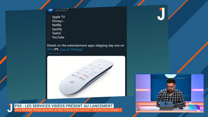 LE JOURNAL: Les services vidéos disponibles sur PS5