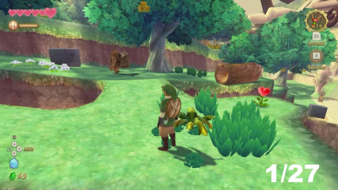 Zelda Skyward Sword - Emplacement des cubes