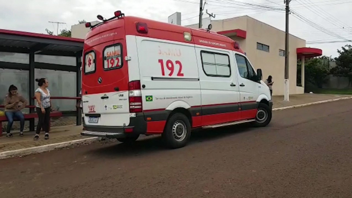 Idoso tem crise convulsiva em ponto de ônibus e precisa ser socorrido