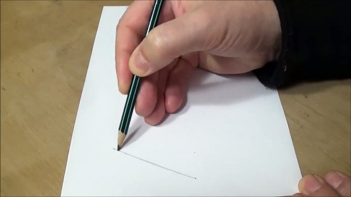 How to Draw Truncated Cube 2 - Drawing 3D Carved Cube - Vamos