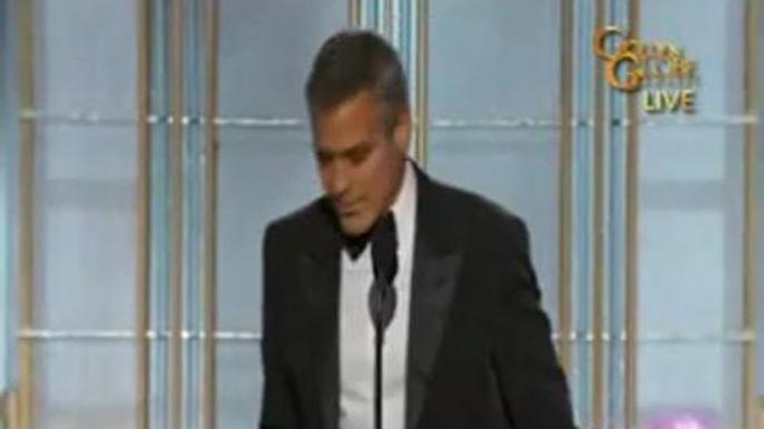 George Clooney aux Golden Globes 2012