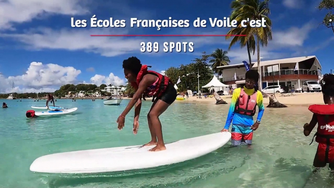 Fédération Française de Voile 2022 - Edition Caraïbes  Une mer bleu turquoise en Guadeloupe !