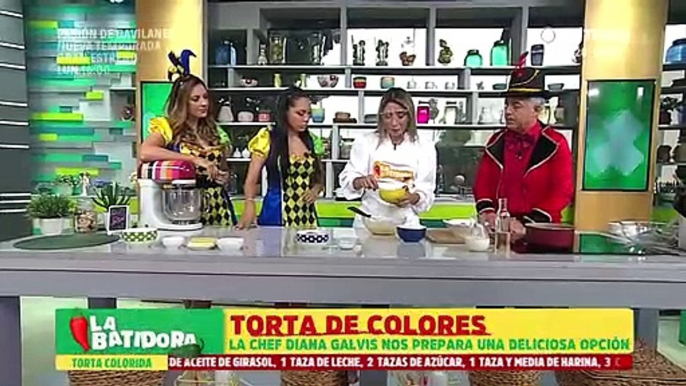 Receta: Preparamos una Torta Colorida para los niños en su día, parte 1