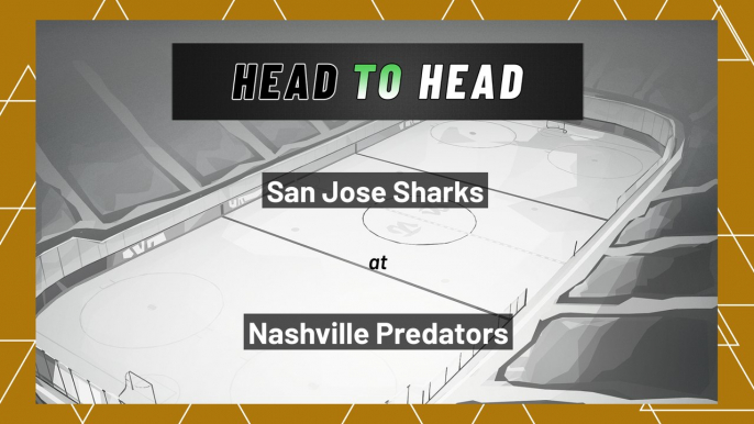 San Jose Sharks at Nashville Predators: Moneyline, April 12, 2022