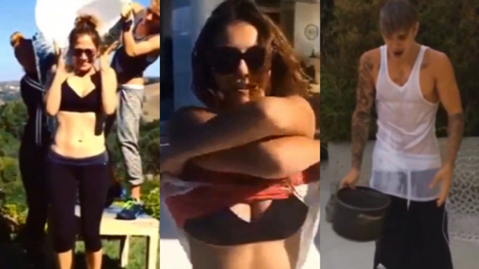 Ice Bucket Challenge compilation (Cristiano Ronaldo, Jennifer Lopez, Justin Bieber...)