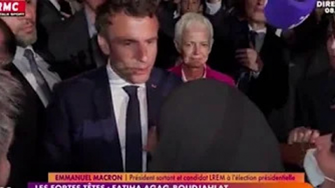 Emmanuel Macron félicite une femme "féministe et voilée", Apolline de Malherbe dénonce ses contradic