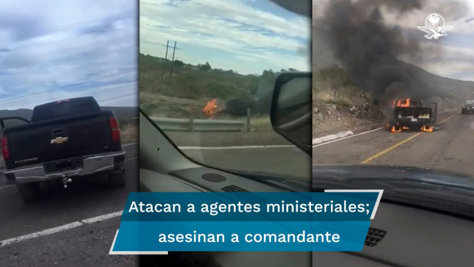 Captan en video ataque armado contra agentes ministeriales en Chihuahua; hay 2 muertos