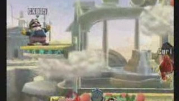 Peach vs Wario smash bros brawl