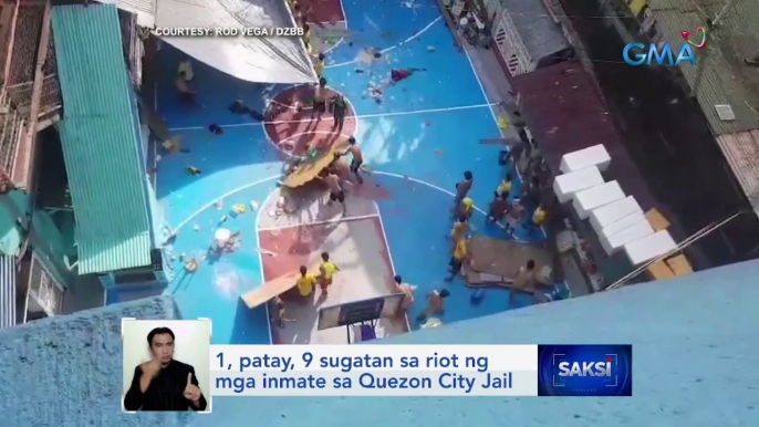 1, patay, 9 sugatan sa riot ng mga inmate sa Quezon City Jail | Saksi