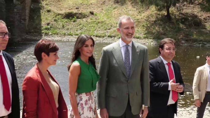 Los reyes visitan Las Hurdes, cien años después del viaje de Alfonso XIII