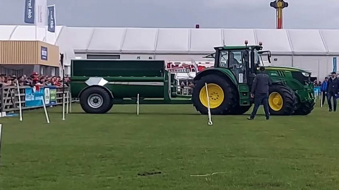 Action from the YFCU machinery handling competition