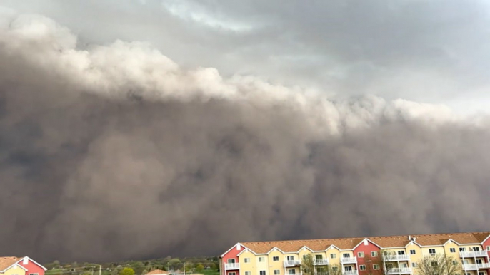 Massive dust cloud looms over Sioux Falls