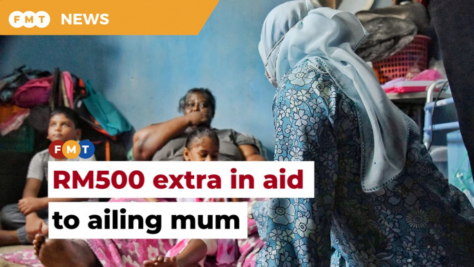 Rina visits ailing mum, pledges extra RM500 aid