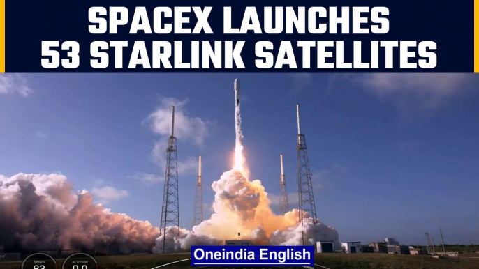 Musk's SpaceX launches rockets with 53 satellites for Starlink Constellation | OneIndia News