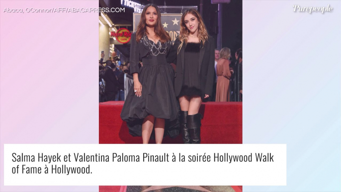 Salma Hayek et sa fille, véritables soeurs jumelles : à 14 ans, Valentina est le sosie de maman !