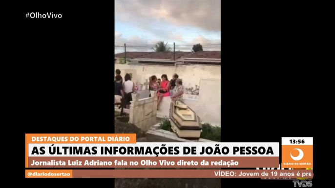 Internauta reclama de falta de coveiro para realizar sepultamento de sua avó na cidade de Santa Rita: "isso é uma vergonha, isso é uma desmoralização"