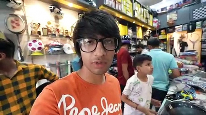 Saurav Joshi vlogs shopping for school sports