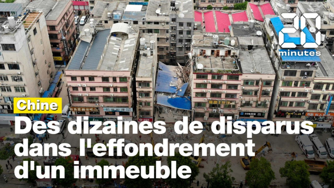 Chine: Des dizaines de disparus dans l'effondrement d'un immeuble