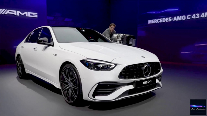 Presentación Mercedes-AMG C43 2023. La nueva era deportiva con solo 4 cilindros pero muy especiales.