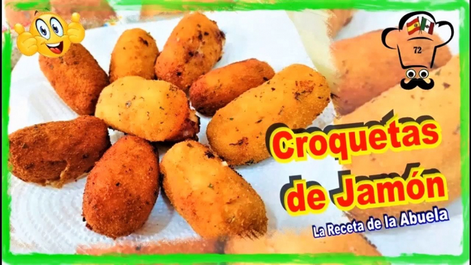 Cómo hacer Croquetas de Jamón Fácil Tradicional Caseras y Cremosas Las de la Abuela jamon jamon