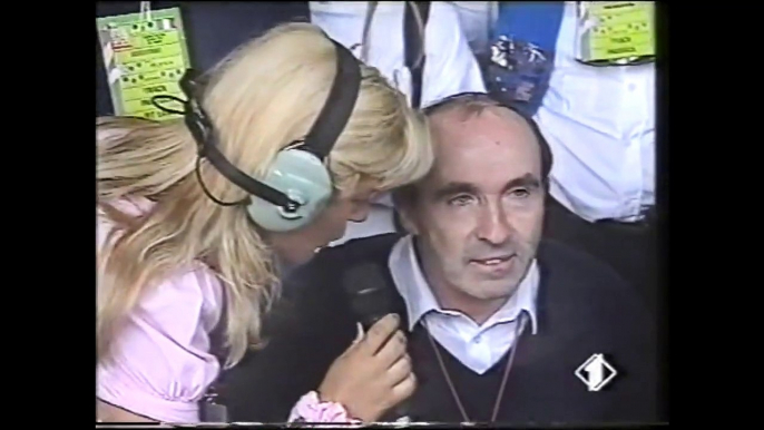 Francia 1991 - Intervista Frank Williams post gara