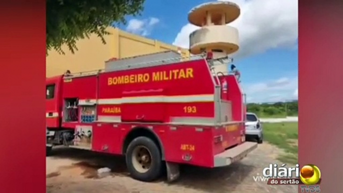 Incêndio é registrado em cela do presídio de Cajazeiras e bombeiros conseguem conter as chamas