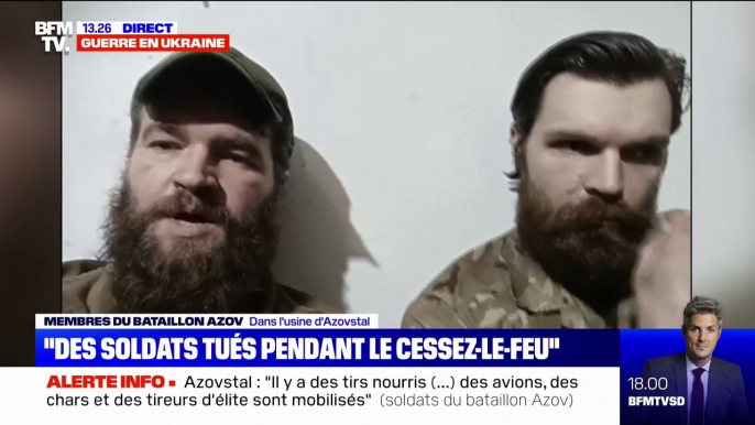 "Un grand nombre de civils et de militaires sont blessés, nous demandons de l'aide": l'appel d'un soldat retranché dans l'usine d'Azovstal