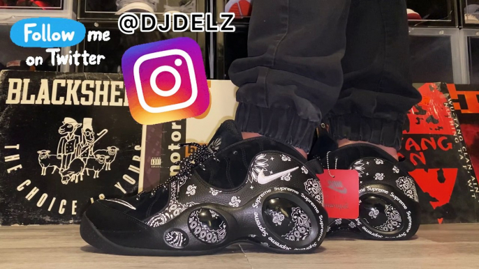 Supreme Nike air zoom flight 95 Sneaker review on feet 2022 with Dj Delz