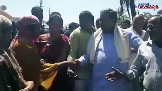 Karnataka CM Siddaramaiah paid a surprise visit to Bharath Nagar in Mysuru