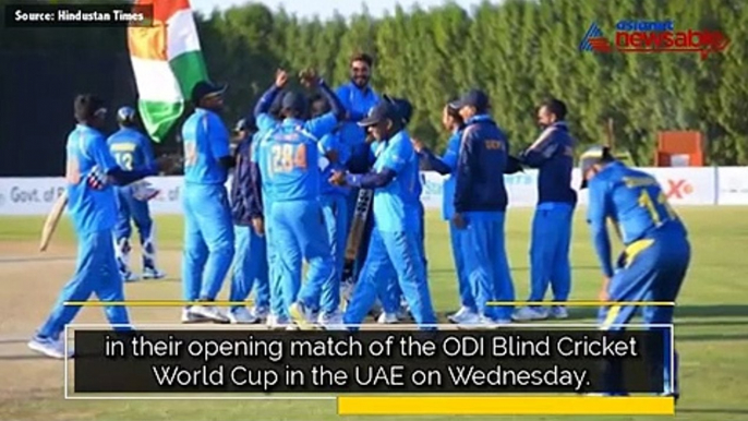 India beat Sri Lanka by 6 wickets in Blind Cricket World Cup