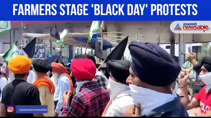 Farmers stage 'Black Day' protests