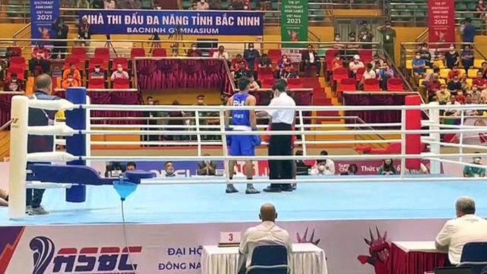 Brutal knockdown by James Palicte  31st Southeast Asian Games 2022