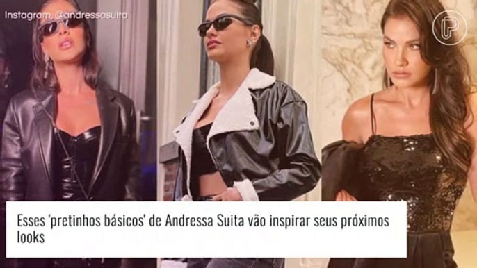 Como vestir um look pretinho básico como uma fashionista? Andressa Suita ensina!