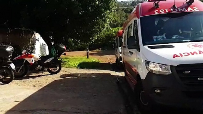 Homem com dificuldades respiratórias é socorrido pelo Samu no Bairro Cascavel Velho