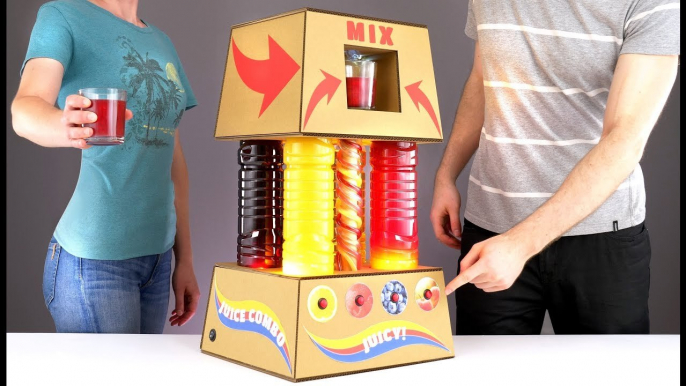 How to make Coca-Cola Automatic Vending Machine from Cardboard