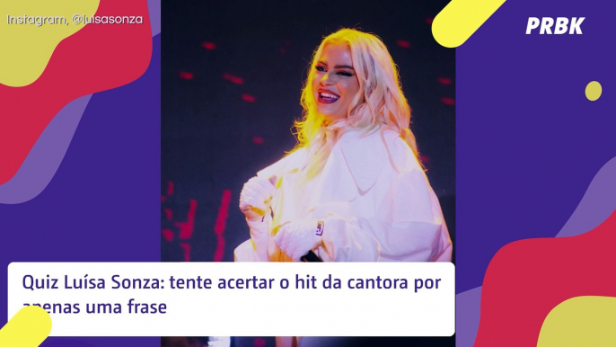 Tente acertar qual é o hit da Luísa Sonza por uma frase