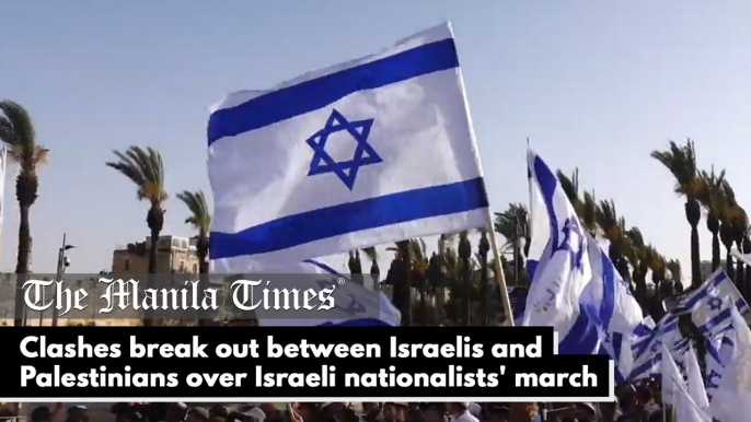 Clashes break out between Israelis and Palestinians over Israeli nationalists' march