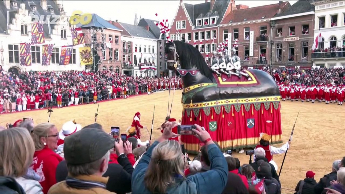 A Giant Wooden Horse Attracts Thousands Once a Decade in Belgium