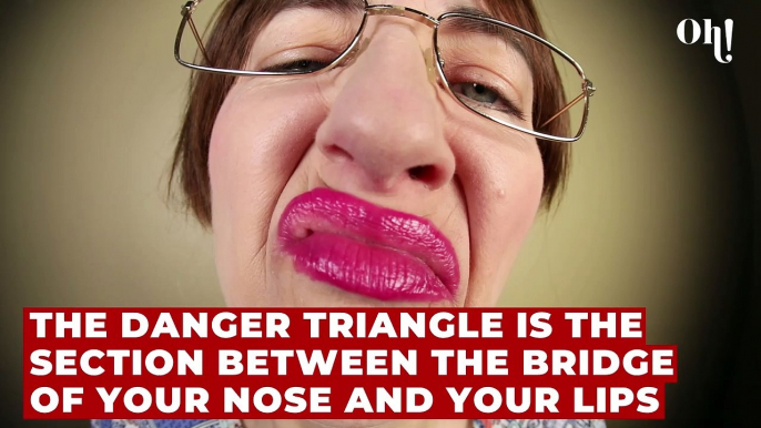 Danger triangle: Popping pimples on these parts of your face could cause brain infection