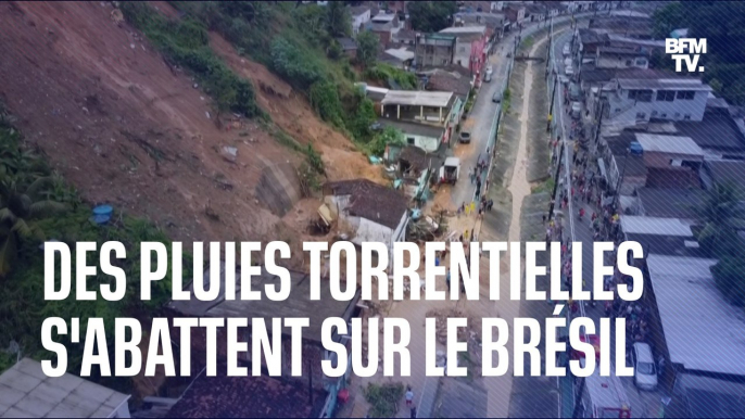 Des pluies torrentielles meurtrières s'abattent sur le Brésil