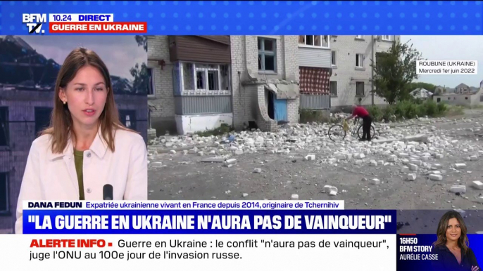 Guerre en Ukraine: pour Dana Fedun, expatriée ukrainienne en France, "il faut croire en une victoire de l'Ukraine"