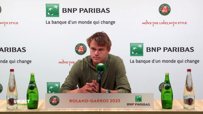 Roland-Garros 2023 - Holger Rune : "There are people who love you, people who don't love you, that's life, that's normal"