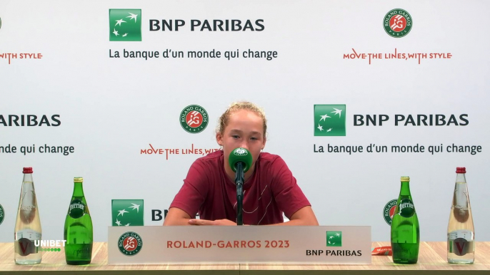 Roland-Garros 2023 - Mirra Andreeva 16 years old : "My dream, I know that Djokovic won 22 Grand Slams so I would say 25 Grand Slams. I would like 25 Grand Slams."