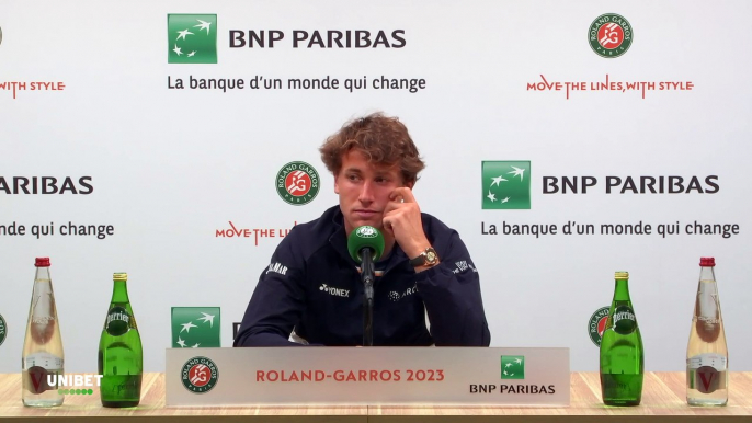 Roland-Garros 2023 - Casper Ruud : "If I was on a desert island, the player I would rather be with would be Roger Federer, Rafael Nadal, Novak Djokovic or Andy Murray"
